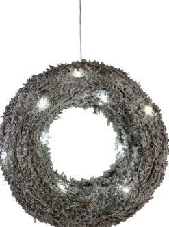 Zonder merk Kerstkrans Met Led Verlichting Rond 30Cm Cheap