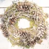 LA COURONNE Kerst - Krans Met Mos / Dennenappels / Bonsai - 38Cm Best Sale