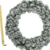 Decoris Kerstkrans - Met Sneeuw - 35 Cm- Kunststof - Incl. Deurhanger Cheap