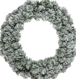 Decoris Kerstkrans - Met Sneeuw - 35 Cm- Kunststof - Incl. Deurhanger Cheap