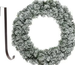 Decoris Kerstkrans - Met Sneeuw - 35 Cm- Kunststof - Incl. Deurhanger Shop
