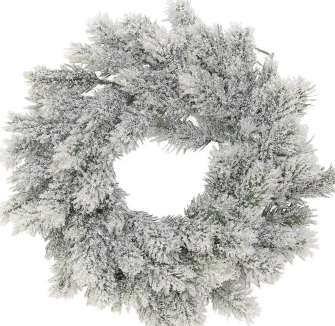 Decoris Kerstkrans - Met Sneeuw - D35 Cm - Incl. Verlichting Warm Wit Fashion