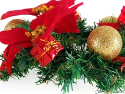* Kerstkrans O22 - Bloem - Rood Online