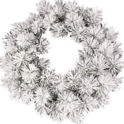 * Kerstkrans "Oregon" - Groen - O 60 Cm - Met Sneeuw Cheap