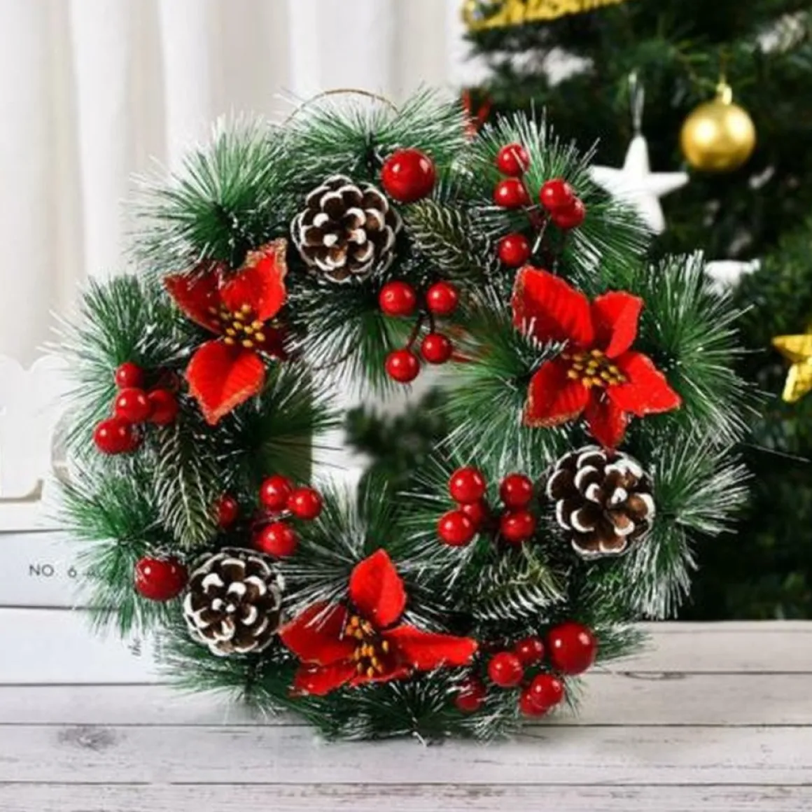 Vb Kerstkrans Type C Diameter 40Cm Zonder Ledlampjes Outlet