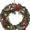 Nampook Kerstkrans Voor Aan De Deur Met Rode Bessen Best Sale