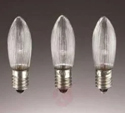 Merkloos Verlichte Kerstfiguren^Kerstlampjes - 3 Watt - 34 Volt - 3 Stuks