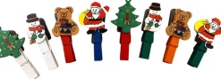 gelukisgoedkoop Kerst Magneet Knijpers 8 Stuks, Kerstman, Sneeuwpop, Beertje, Kerstboom Flash Sale