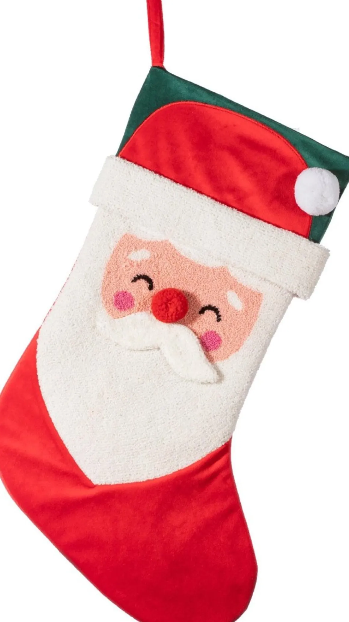 Sass u0026 Belle Kerstman Christmas Stocking Van Sass & Belle - Decoratie Kerstsok Met De Kerstman Flash Sale