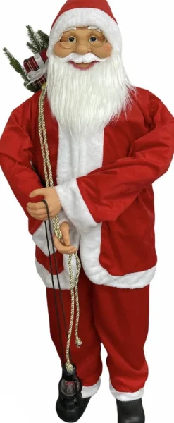 Magic Christmas Toys Kerstman Met Lantaarn (1.50 M ) Cheap
