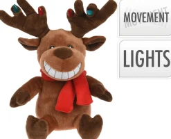 Relaxwonen Verlichte Kerstfiguren^Kerst Rendier - Met Geluid En Beweging - 32 X 22Cm