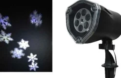 Merkloos Kerstlasers^Kerst Sneeuwvlokken Projector Voor Buiten - Kerst Tuindecoraties