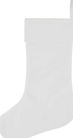 Creative Kerstsok Creotime 40Cm Wit Best Sale