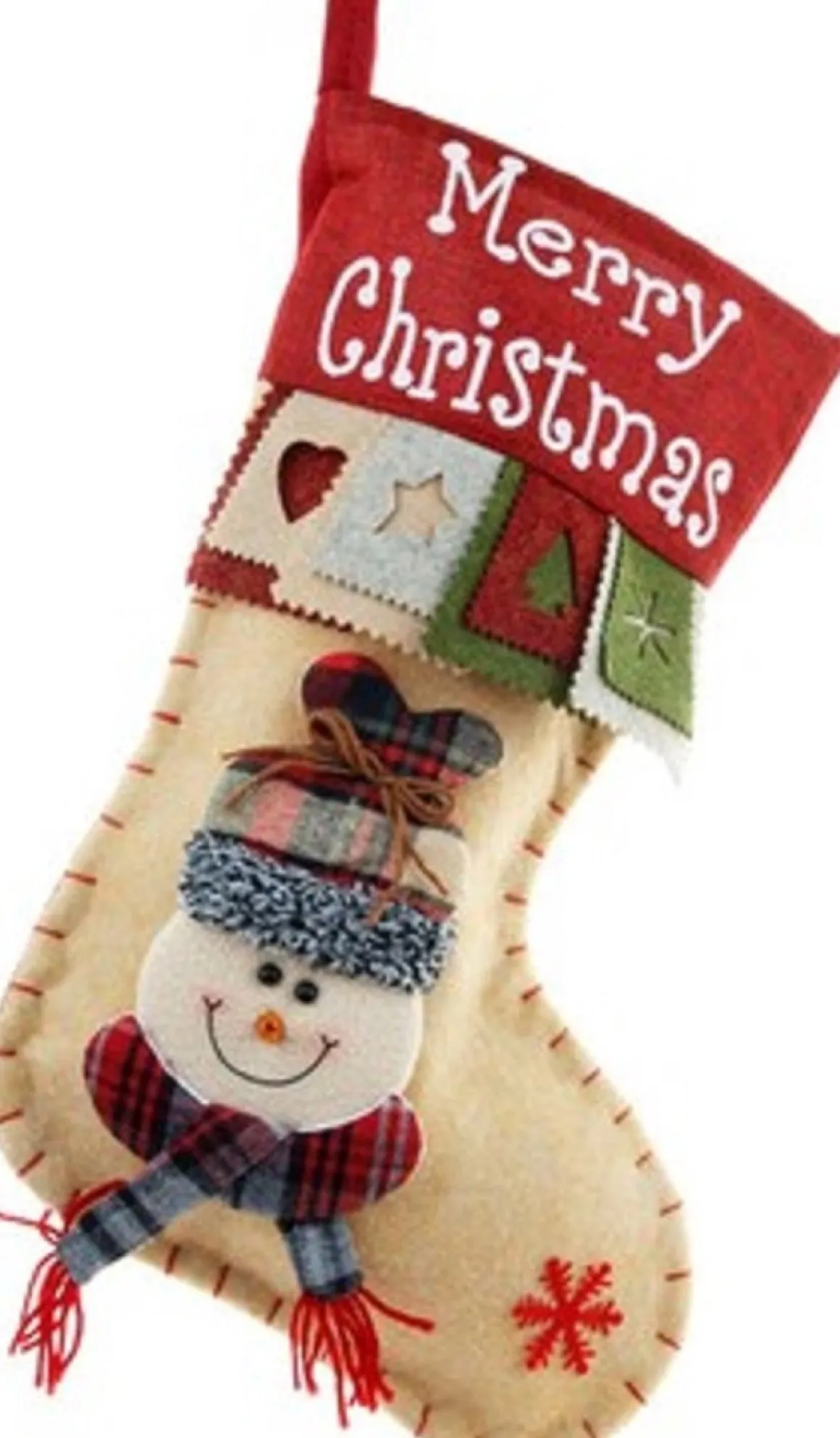 YUMI Kerstsokken/Kerst Decoratie/Thema Sneewman/44Cm New