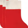 Henbrandt Kerstsokken - Rood - 3 Stuks - 41 Cm - 20 X 41 Cm - Polyester Online