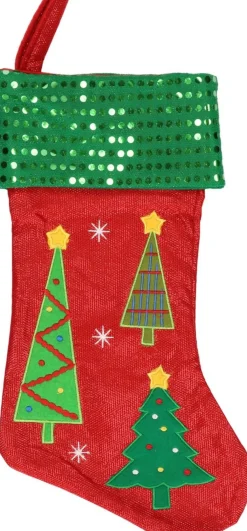 Merkloos Kerstsokken - Set Van 2X Stuks - H40 Cm En H45 Cm - Polyester New