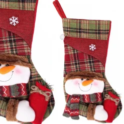 springos Kerstsok | Kerstsokken | Kerstversiering | Sneeuwpop Fashion