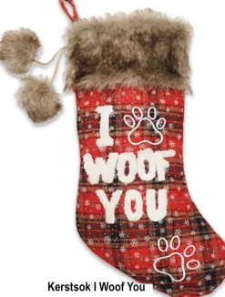 Merkloos Kerstsok Voor De Hond " " Cheap