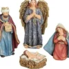 Advent Kerststal Antieke - Set Van 8 Stuks (3 -11 Cm) Hot