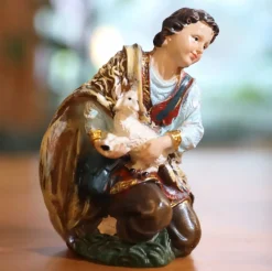 Merkloos Kerststal - 30 Cm Kerstfiguren - 11 Beeldjes - Kerstdecoratie - Maria - Jesus - Joseph - Wijze Mannen - Dieren - Bijbel - Polystone Online