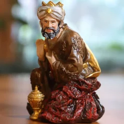 Merkloos Kerststal - 30 Cm Kerstfiguren - 11 Beeldjes - Kerstdecoratie - Maria - Jesus - Joseph - Wijze Mannen - Dieren - Bijbel - Polystone Online