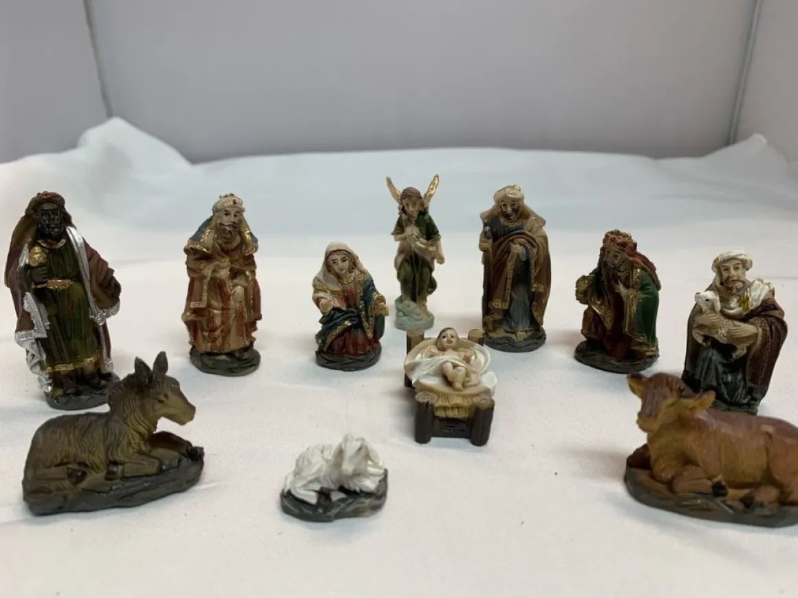 Eigenmerk Home made Kerststal 11 Delen 5 Cm Hoog Cheap