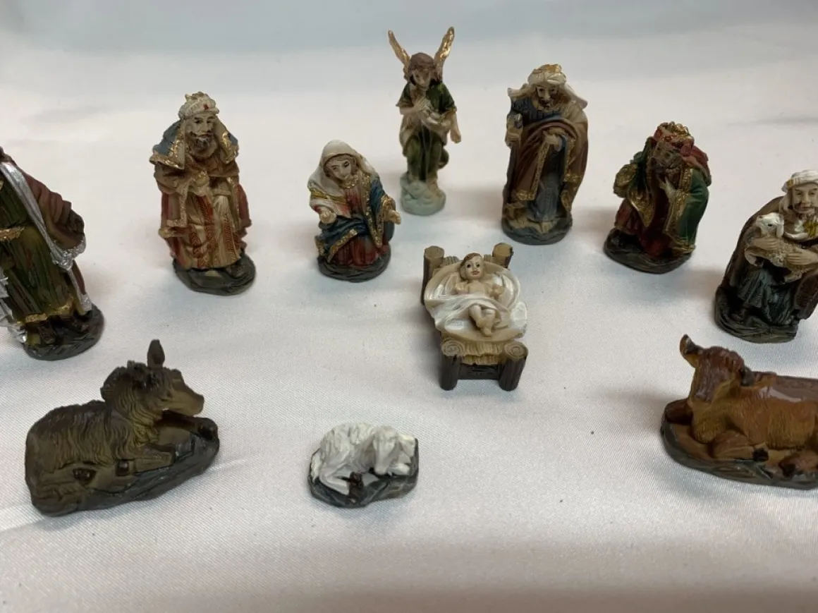 Eigenmerk Home made Kerststal 11 Delen 5 Cm Hoog Cheap