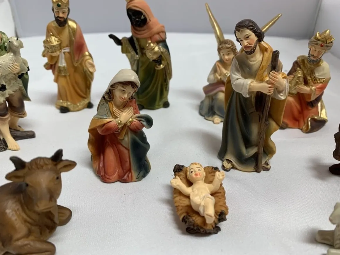 Eigenmerk Home made Kerststal 12 Delen 8 Cm Hoog Store