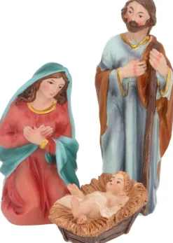 Nampook Kerststal Figuren - Kerstgroep - Kerstbeeldjes Voor Kerststal - H=10Cm - Set Van 9 Stuks Outlet