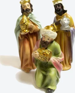 Nampook Kerststal Figuren - Kerstgroep - Kerstbeeldjes Voor Kerststal - H=10Cm - Set Van 9 Stuks Outlet
