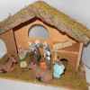 Bouwman Kerststal Hout Met 9 Figuren (024) Cheap