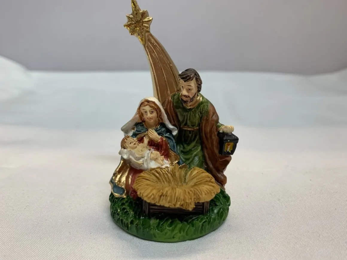 Eigenmerk Home made Kerststal Josef, Maria En Kindeke Jezus Best Sale