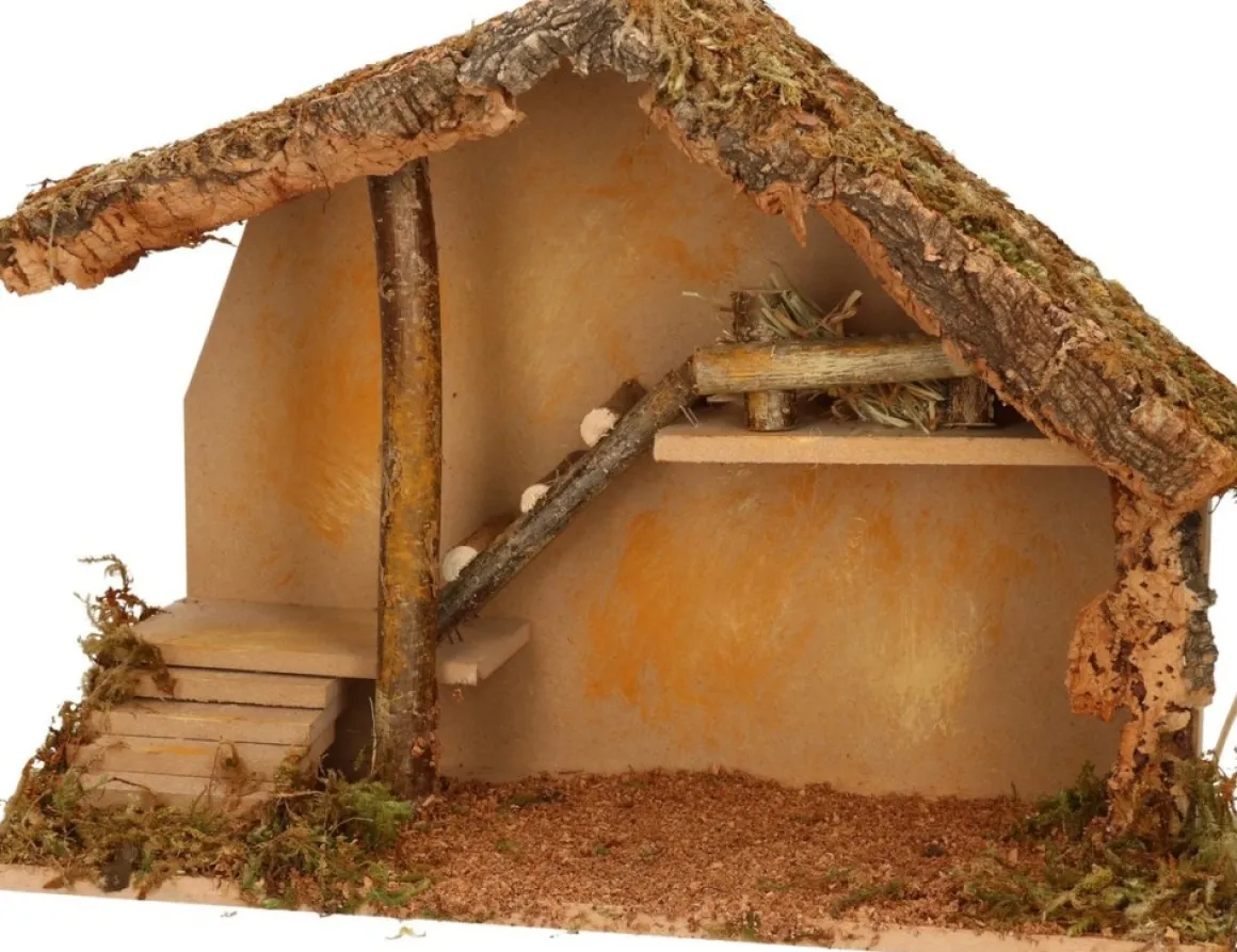 Decoris Kerststallen Zonder Beelden 39 Cm - Kerststalletjes Clearance