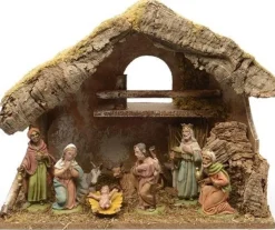 HHCP Kerststalset Poly 8 Figuren H29Cm Cheap