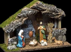 Santon Kerststal St 6 Hars s H20Cm Fashion