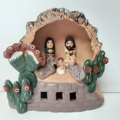 eigen Kerststal Van Roodbruin Aardewerk, Fairtrade Uit Peru, 11 Cm Barbosa-Hn028 Cheap