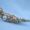 ZoeZo Design Kerststukje In Natuurlijk Blad, Lengte 42 Cm, Ecru, Goud Goud - Natuurtint Online