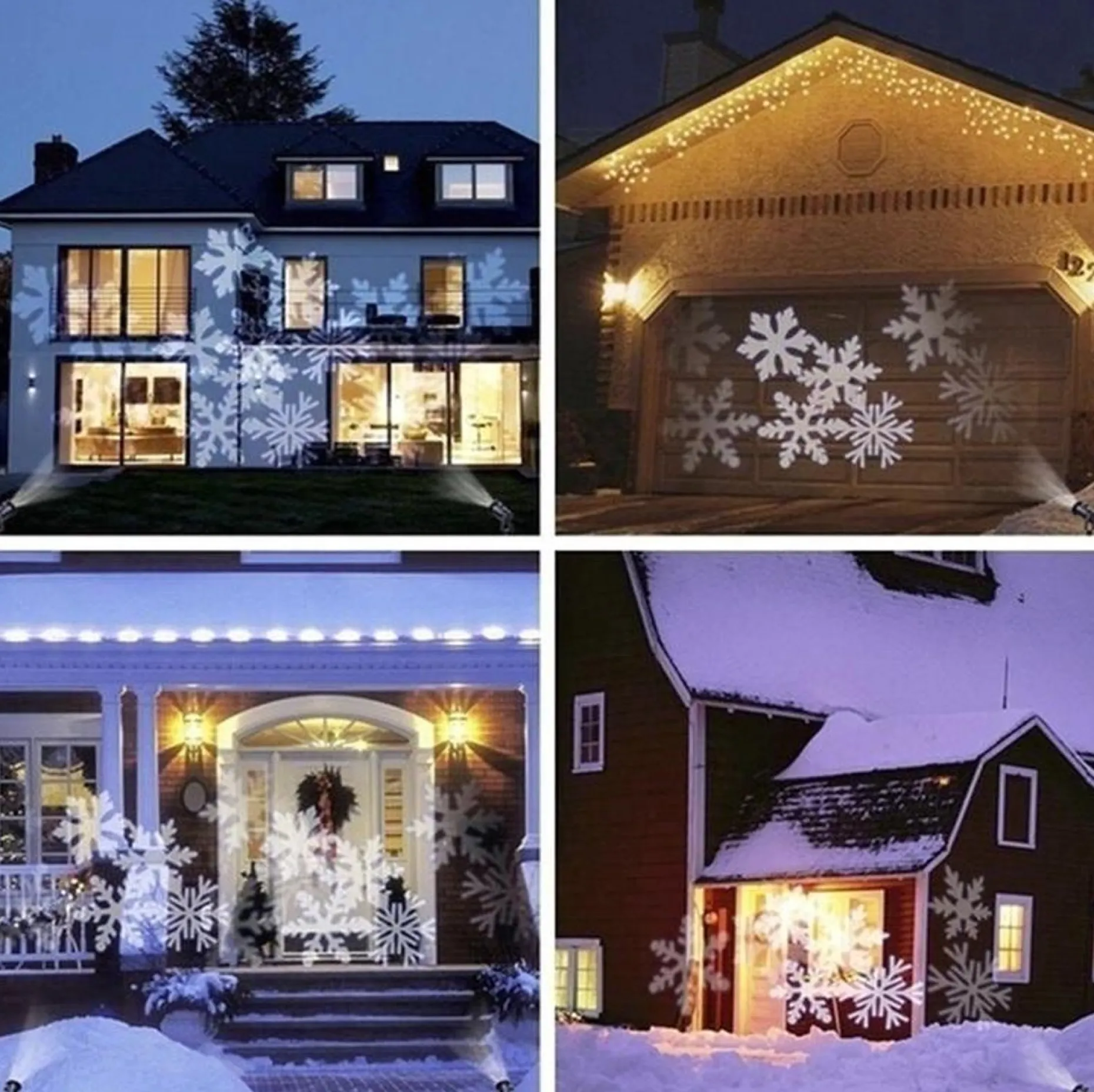 Anna's Collection Verlichte Kerstfiguren^Kerstverlichting Buiten - Kerst - Sneeuw Projector - Voor Binnen & Buiten - Kerstverlichting - Kerstcadeau - Kerstdecoratie