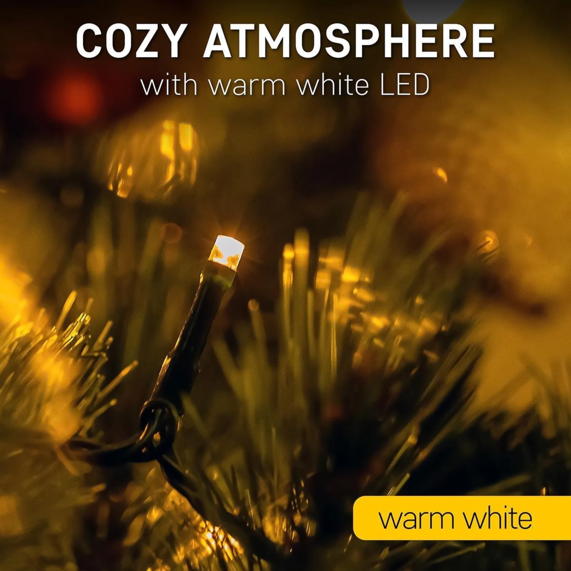 Emos Kerstboomverlichting^Kerstverlichting Buiten - 18 Meter 180 Led - Warm Wit - 8 Modi - Lichtsnoer - Ip44 Stekker - Kerstboomverlichting - Geschikt Voor Binnen En Buiten - Kerstverlichting Led