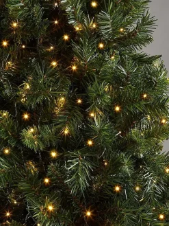discountershop Kerstlichtsnoeren^Kerstverlichting Buiten - 10 Meter 500 Led - Extra Warm Wit - Lichtsnoer Nano Koperdraad - Ip44 Stekker Met Timerfunctie - Kerstboomverlichting - Geschikt Voor Binnen En Buiten - Kerstverlichting Led