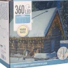 Merkloos Lichtgordijnen^Kerstverlichting - Ijspegel - Lichtgordijn - 12 Meter - Ijspegel - 360 Led's - Warm Wit - Voor Binnen & Buiten