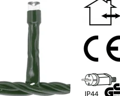 Merkloos Lichtgordijnen^Kerstverlichting - Ijspegel - Lichtgordijn - 12 Meter - Ijspegel - 360 Led's - Warm Wit - Voor Binnen & Buiten