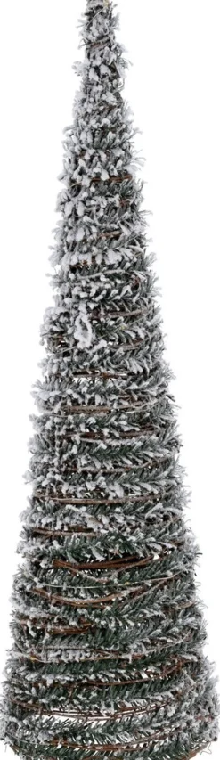 Merkloos Verlichte Kerstfiguren^Kerstverlichting Kegel - Led - Kerstboom - Lamp - 80 Cm - Groen
