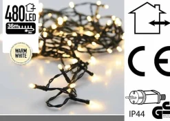 Merkloos Kerstboomverlichting^Kerstverlichting - 480 Led's - 36 Meter