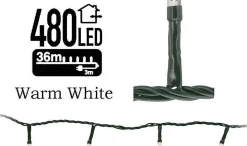 Merkloos Kerstboomverlichting^Kerstverlichting - 480 Led's - 36 Meter