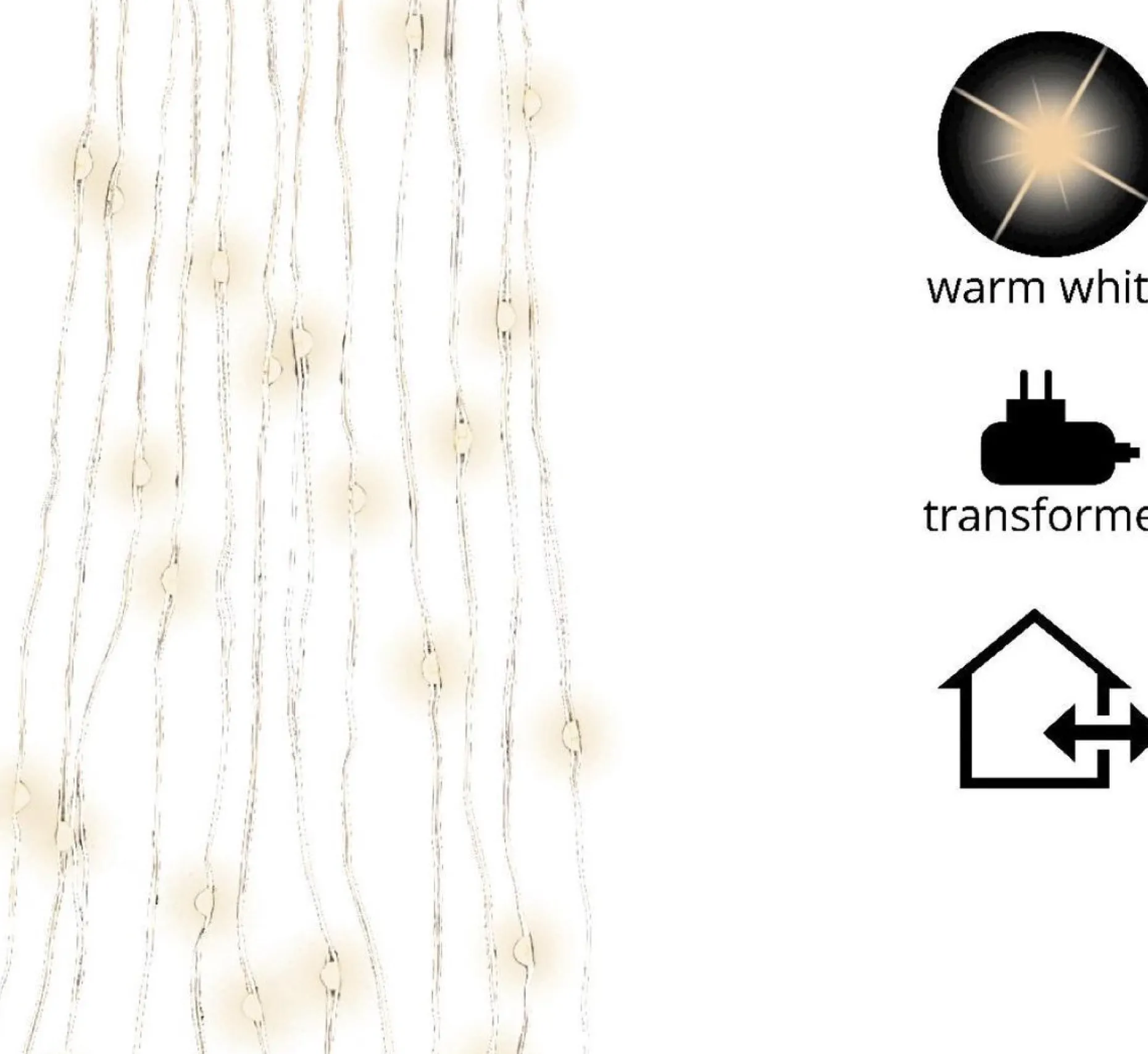 Merkloos Kerstboomverlichting^Kerstverlichting Lichtsnoeren 240 Gekleurde Led Lampjes Buiten - 18 Meter - Kerstlampjes/Kerstlichtjes - Binnen/Buiten