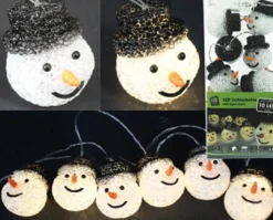 * Kerstlichtsnoeren^Kerstverlichting - Lichtsnoer - Kerst - Led - Sneeuwpop - Lichtketting - Kerstdecoratie - Xl