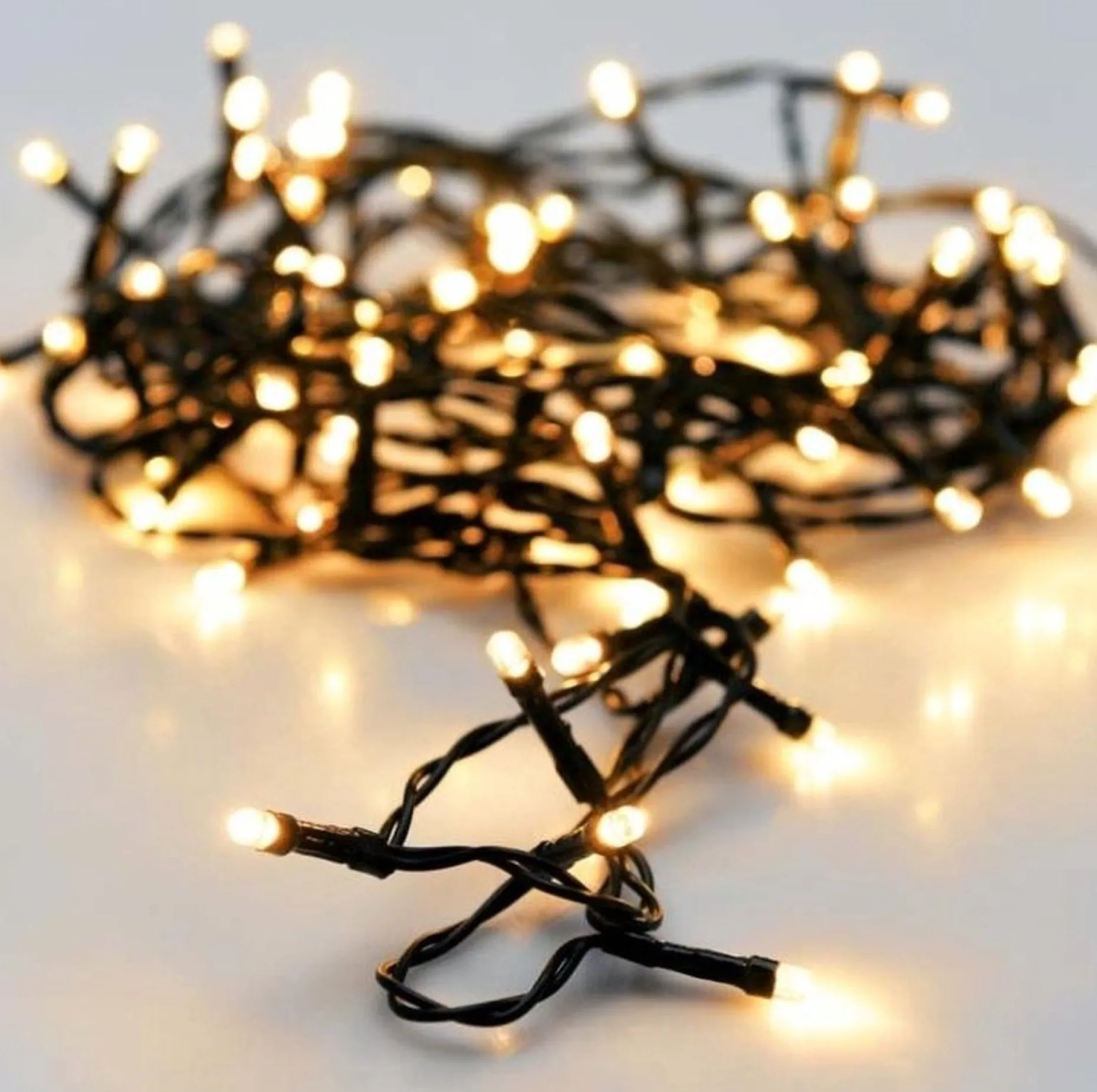 Merkloos Kerstboomverlichting^Kerstverlichting - Lichtsnoer - 560 Led's - Lengte: 11 Meter - Warm Wit