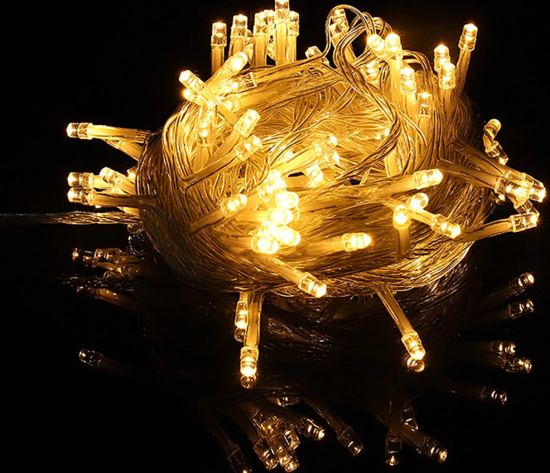 VUBIO Kerstlichtsnoeren^Kerstverlichting 10 Meter 100 Lampjes - Led Slinger - Lichtsnoer - 8 Verschillende Programma's - Geschikt Voor Binnen En Buiten