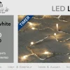 Anna's Collection Kerstlichtsnoeren^Kerstverlichting Met Timer 100 Warm Witte Lampjes Op Batterijen - Lichtsnoer Transparant Met 100 Leds